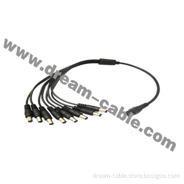 1 Female to 8 Male DC Cable for Security Camera (YTX66)